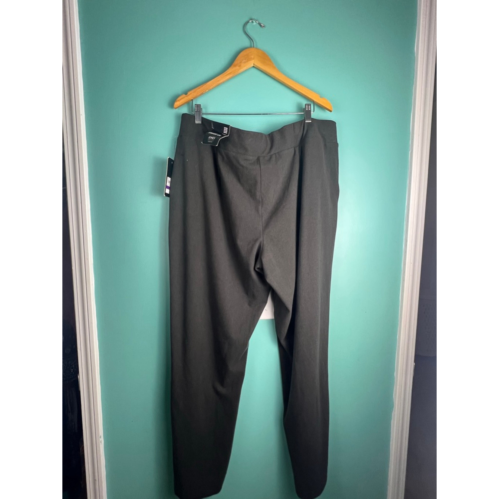 Women's Jones New York Signature Straight Leg Pants XXL Charcoal NWT - Picture 5 of 6